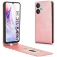 thumbnail image 1 of Leather Case For Xiaomi Redmi 13C 5G 13C 4G 13R 5G Poco C65 4G Poco M6 5G with Card Slot Magnetic Ve, 1 of 5