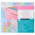 thumbnail image 7 of Make It Real: Fashion Bum Bag with Patches - 9 pcs, Pink Zipper Bag With Rainbow Band, DIY Customize, Love Patches, Tweens, Girls & Kids Ages 8+, 7 of 7