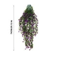 thumbnail image 3 of Simulated Rose Artificial Flower, Wall Hanging Ceiling Decor, Plastic Wrapping Plants, Fake Vines for Living Room, Wedding Home Decoration, Easy Install Lightweight, 3 of 5