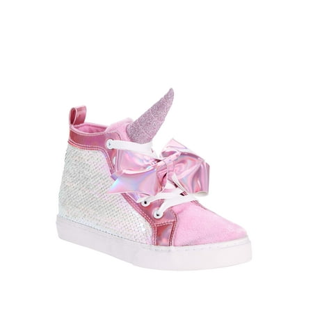 Jojo Siwa Girls' Unicorn High-top Sneakers (Walmart.com Exclusive! Ellen's List (Best Exclusive Shoe Websites)