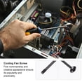 thumbnail image 5 of KAKOWELY Self Tapping Screw 30pcs Computer Cooling Fan Screw CPU Radiator Fan Screw Computer Chassis Screw1.18"X0.35"X0.28", 5 of 5