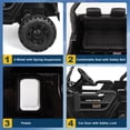 thumbnail image 5 of ANPOO 12V Kids Powered Ride on Truck Car with Parent Remote Control, Electric Battery Powered Ride on Toys w/ 3-Speed, Suspension, LED Lights, Music, Bluetooth, MP3, 5 of 10