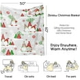 thumbnail image 4 of Throw Blanket 60"x50",Winter Gray Gnome Xmas Holiday Festival Blanket for Women Men,Soft Flannel Fleece Throw for Home Living Room Bed Chair Couch Decor, 4 of 6