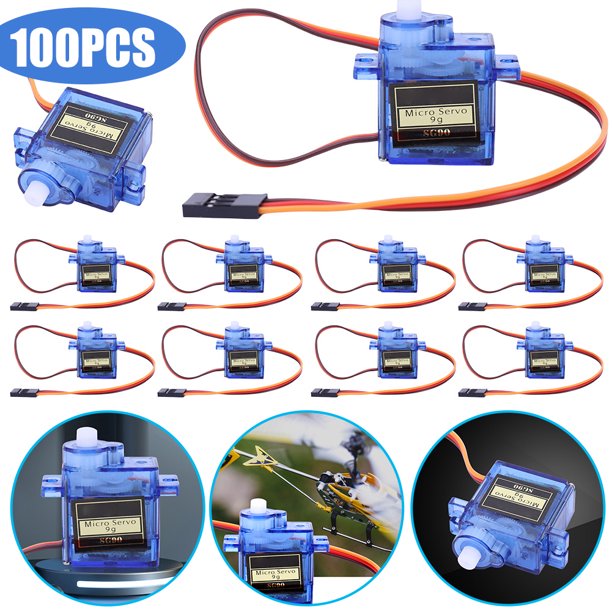 Microengranaje SG90 9G Fija para Helicóptero RC (180 Grados)