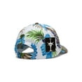 thumbnail image 3 of Low Profile Unstructured Floral Cap - White w/ Blue Flowers, 3 of 3