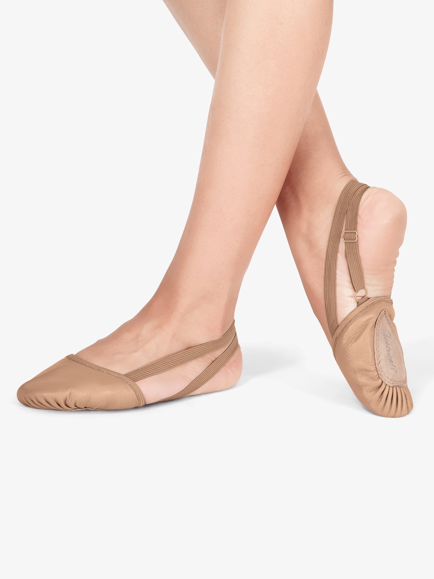 Eurotard Leather Half sole Tan A2062 Lyrical Dance shoes Contemporary New 