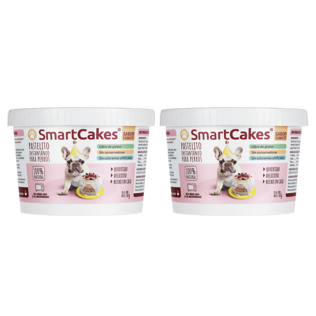 Paquete de 2 Pastelitos Instantáneos para Perros SmartCakes