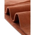 thumbnail image 6 of INSPIRE CHIC Women's Corduroy Overall V Neck Strap Mini Pinafore Dress with Pockets S Brick Red, 6 of 6