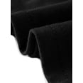 thumbnail image 5 of INSPIRE CHIC Women's Peplum Top Cap Sleeve Crew Neck Smocked Waist Casual Blouses Black L, 5 of 6