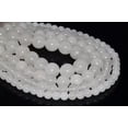 thumbnail image 5 of K-KED Natural White Jade Beads Grade A Round Gemstone Loose Beads 4/6/8/10/12MM 15"-12 mm, 5 of 6