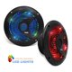 thumbnail image 2 of Altavoces marinos duales de 6,5''. Impermeables IP44 con luces LED incorporadas, 150 W y cono de polipropileno - 1 par - PLMR6LEB (Negro), 2 of 3