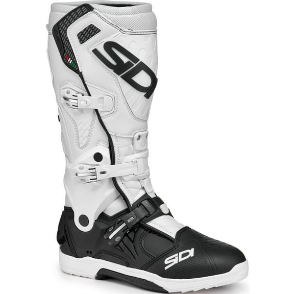 Sidi Crossair Mens MX Offroad Boots Black/White 48 EUR