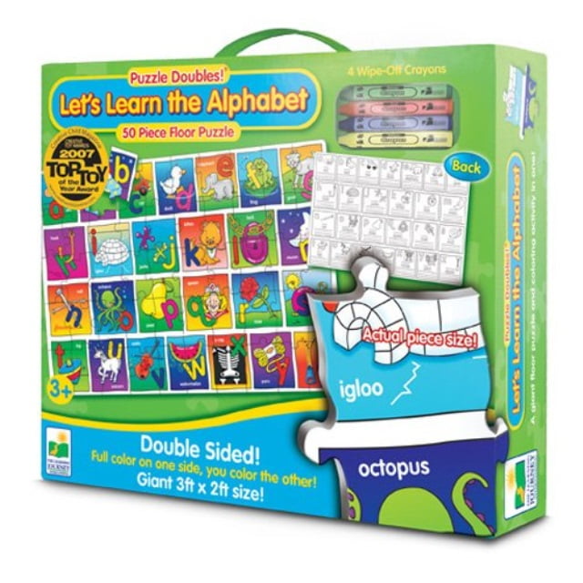 The Learning Journey Puzzle Doubles Let's Learn the Alphabet Floor