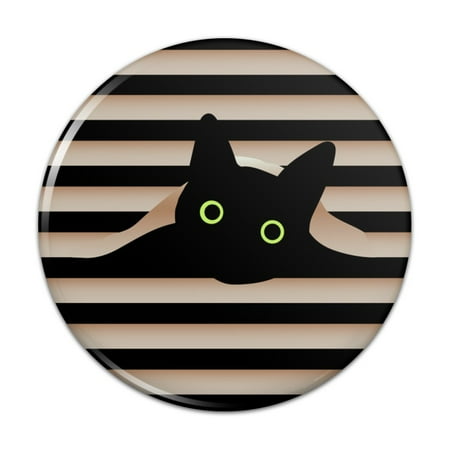 - Black Cat In Window Compact Pocket Purse Hand Cosmetic Makeup Mirror - 2.25