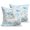 Blue, variant on Cartoon Cats Lumbar Pillow Covers 12 x 20 Inch Pillow Covers Set of 2 Decorative Cute Cats Sleeping Dreams Clouds Watercolor Cushion Case Cotton Linen Pillowcases with Zipper for Couch Sofa Bed
