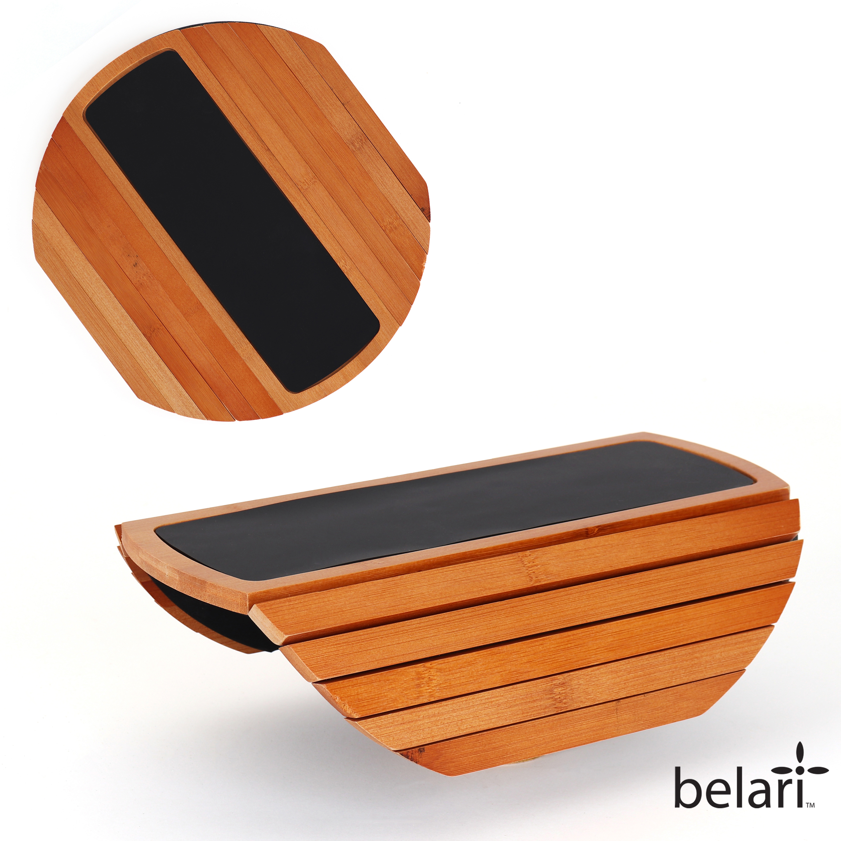 Belari Bamboo Sofa Arm Table Couch Arm Table Couch Cup Holder Side