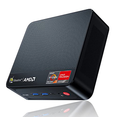 Beelink SER5 Plus AMD Mini PC, Ryzen 7 5800H (Max 4.4 GHz) 8 Cores Mini