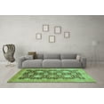 thumbnail image 3 of Ahgly Company Indoor Rectangle Oriental Turquoise Blue Traditional Area Rugs, 5' x 7', 3 of 4