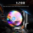 thumbnail image 3 of Radiador silencioso Pwm ventilador de bajo perfil Rgb Cpu enfriador para Intel/amd/lga 775/1156,11 Feliz Sencillez, 3 of 5