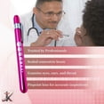 thumbnail image 2 of LAICAIW Reusable Medical Pocket PENLIGHT Pen Flashlight with Pupil Gauge LED Bulb for Nurses, Doctors, and Healthcare Student Interns (Pink), 2 of 6