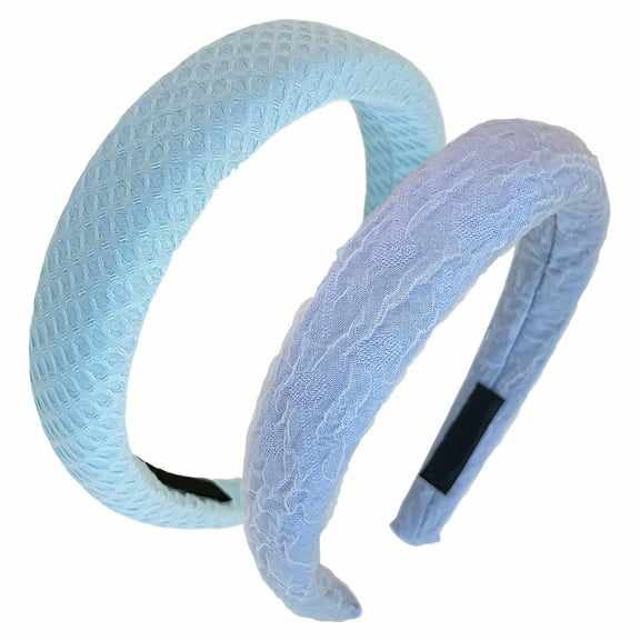DESIGNICE 2Pcs Head Bands,Hard Wide Headbands for Women, Head Bands for Women'S Hair,Colormixing1