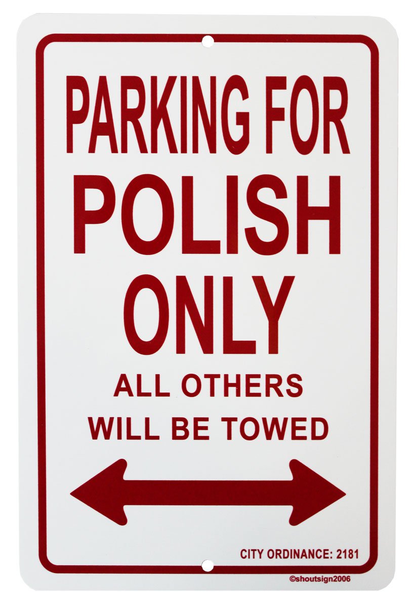 Poland Parking Sign