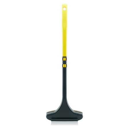 

Screen Brush Glass Scraper Cleaning Brush 2-in-1 No Disassembly and Washing Household Cleaning Window Yellow-Green