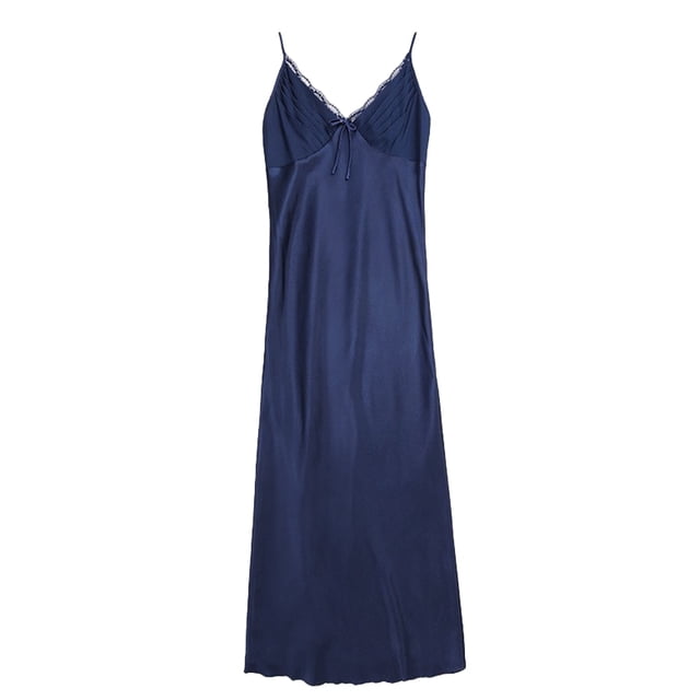 Camisón de mujer, vestido de dormir, camisones de cuello en V para mujer, ropa de dormir sexy sin mangas