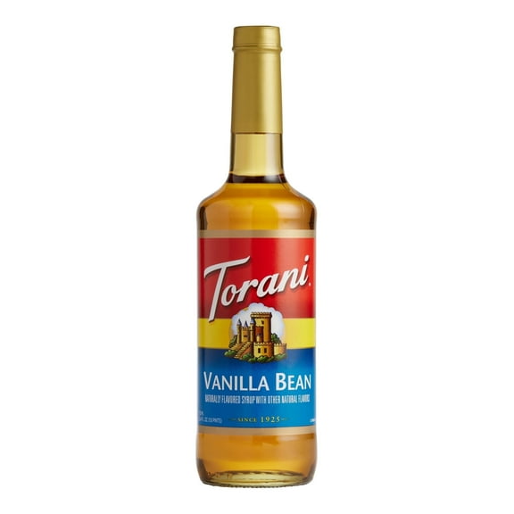Torani Vanilla Bean Syrup 750ml Pack of 4