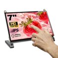 thumbnail image 1 of Monitor Pantalla Tactil NLIEOPDA CX 070 A2 US 7 Pulgadas IPS HD compatible con Raspberry Pi y Windows, 1 of 5