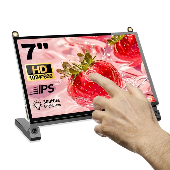Monitor Pantalla Tactil NLIEOPDA CX 070 A2 US 7 Pulgadas IPS HD compatible con Raspberry Pi y Windows