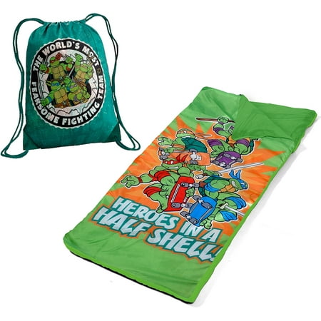Nickelodeon Teenage Mutant Ninja Turtles Slumber Bag with Bonus Sling Bag