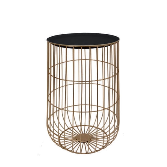 MESA OCASIONAL ÉLVA NEGRA GOLD
