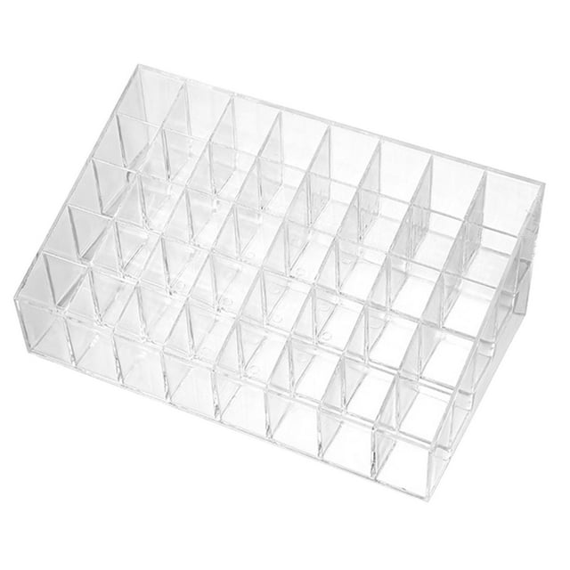 Organisateur de Rouge à Lèvres Acrylique Transparent Support de Maquillage pour Rouges à Lèvres Brillant à Lèvres Support de Rouge à Lèvres Acrylique Transparent avec 9/24/36/40 Emplacements pour Organiser les Tubes de Rouge à Lèvres et Produit de Beauté