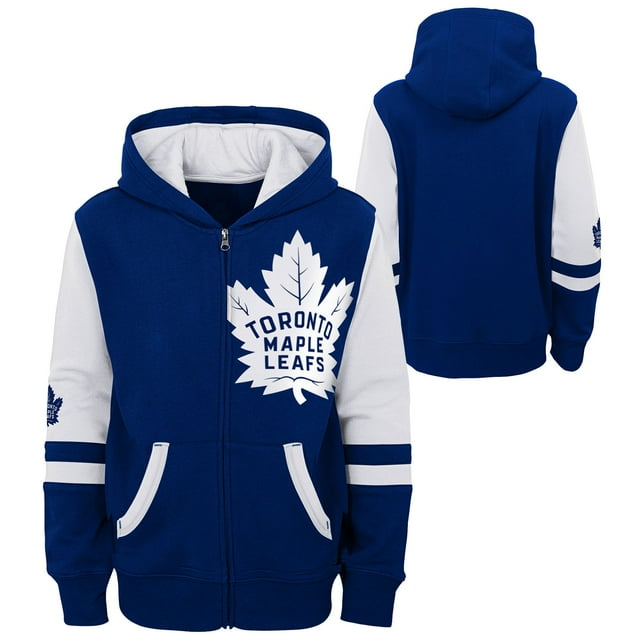 Chandail à Capuchon à Fermeture Éclair Intégrale pour Tout-Petit Toronto Maple Leafs Faceoff - Taille 3T