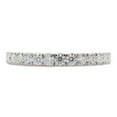 thumbnail image 2 of AFFY 0.50CT Moissanite Diamond Half Eternity Wedding Band for Women 14K Rose Gold over Silver-5.5, 2 of 8