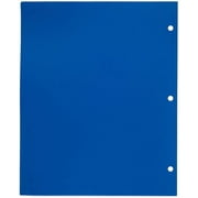 Five Star 2-Pocket Stay-Put Plastic Folder, Cobalt Blue (37447)