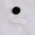 thumbnail image 2 of Kearding Chaqueta de chef de manga corta con doble botonadura para hombre y mujer, uniforme de cocinero para restaurante Blanco m corto, 2 of 6