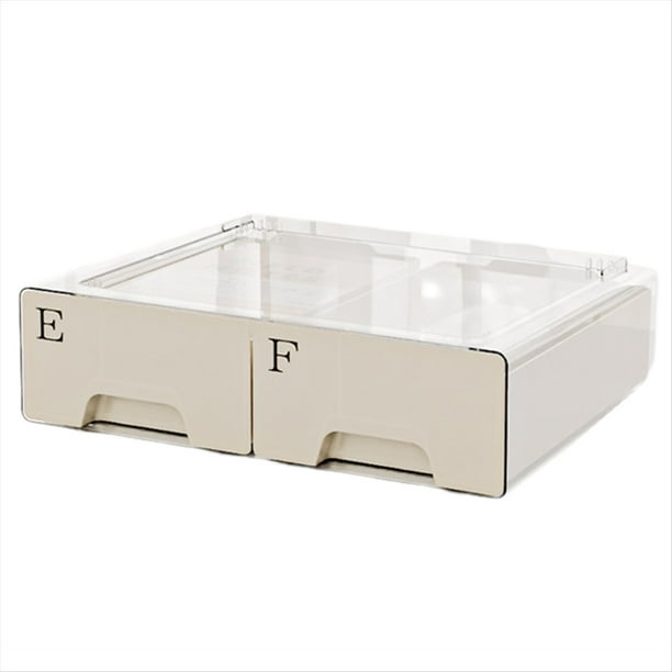 Caja de Almacenamiento de Cosméticos Multifuncional de Escritorio, con Cajón Transparente, A Prueba de Polvo y Tacto de Alta Gama, de Gran Capacidad (A)