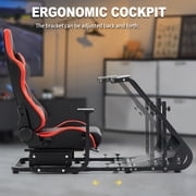 Marada G920 Racing Simulator Cockpit with Game Seat Fit for Logitech G29 Wheel Stand