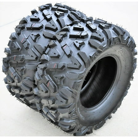 Pair of 2 Forerunner Knight 25X10.00-12 25x10-12 25x10x12 50F 6 Ply m/t mud Atv/Utv Tires