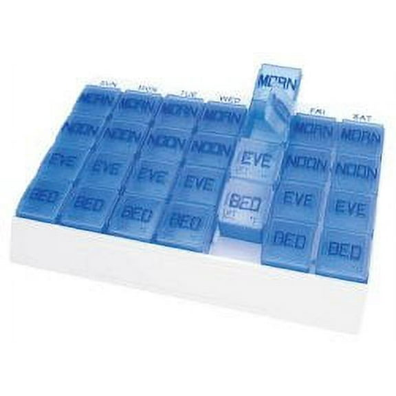 Medi Tray Pill Organizer 7 Day 4 Dose, 70027L - EACH