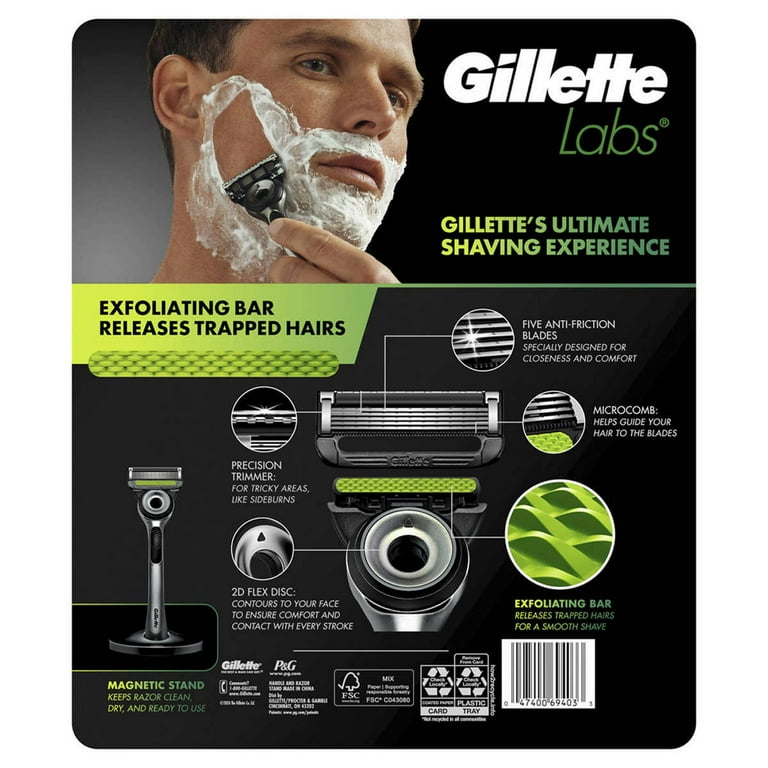 Gillette Labs 1 Razor with Dock + 7 Cartridges - Walmart.com