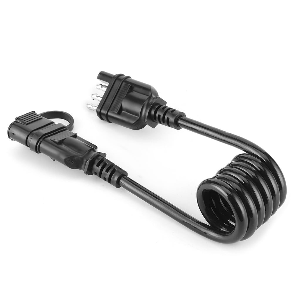 Trailer Connectors, 4 Pin Professional Flat Connector Stable Flexible