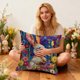 thumbnail image 5 of CaiYueKe Easter Bunny Pillow Cover 45x45cm - Decorative Throw Cushion Case for Sofa Couch Bed Living Room Home Decor, Spring Holiday Accent Pillow, 5 of 7