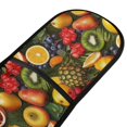 thumbnail image 2 of Dailycode Double Sided Oven Mitt with Loop Heat Resistant Kitchen Long Potholders 7" x 35" Orange Pineapple Pear, 2 of 6
