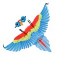 thumbnail image 2 of 1 Conjunto de Alas de Loro para Disfraz Infantil, Incluye Capa y Gorro de Pájaro., 2 of 7