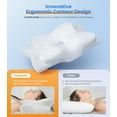thumbnail image 2 of COOKCOK Pain Relief Cooling Pillow for Neck Support, Adjustable Cervical Pillow Cozy Sleeping, Odorless Ergonomic Contour Memory Foam Pillows, Orthopedic Bed Pillow for Side Back Stomach Sleeper, 2 of 7