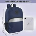 thumbnail image 5 of 24 pack Solid Color Reflective Multipocket Backpacks for Commuting, Travel in 10 Color Pack, 5 of 8