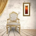thumbnail image 3 of Paus, Hans 12x32 Gold Ornate Wood Framed with Double Matting Museum Art Print Titled - Serene II, 3 of 4